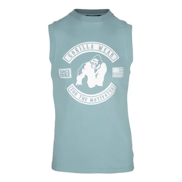 Tulsa Tank Top (Bleu) de Gorilla Wear pas cher - Nutriwellness