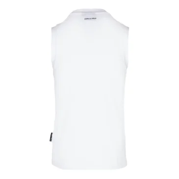 Tulsa Tank Top (White) de Gorilla Wear pas cher - Nutriwellness