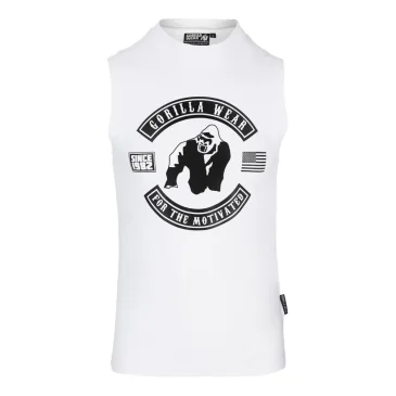 Tulsa Tank Top (White) de Gorilla Wear pas cher - Nutriwellness