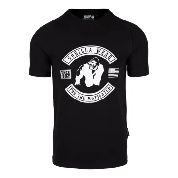 Tulsa T-Shirt (Black) de Gorilla Wear pas cher - Nutriwellness