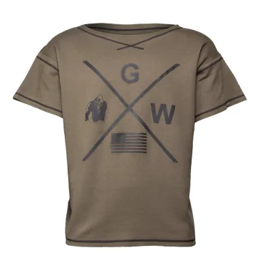 T-Shirt Sheldon Workout (Army Green) de Gorilla Wear pas cher