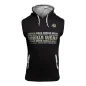 T-Shirt Melbourne Hooded (Black) - Gorilla Wear