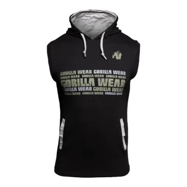 T-Shirt Melbourne Hooded (Black) Gorilla Wear pas cher - Nutriwellness