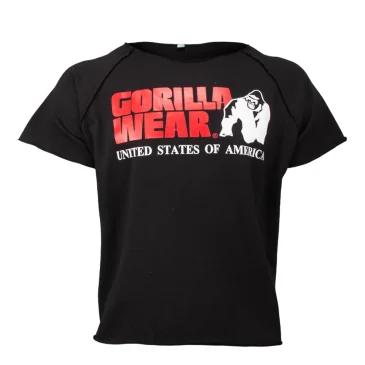 T-Shirt Classic Work Out (Black) de Gorilla Wear pas cher