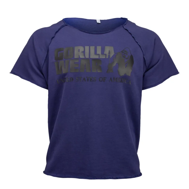 T-Shirt Classic Work Out (Navy Blue) - Gorilla Wear