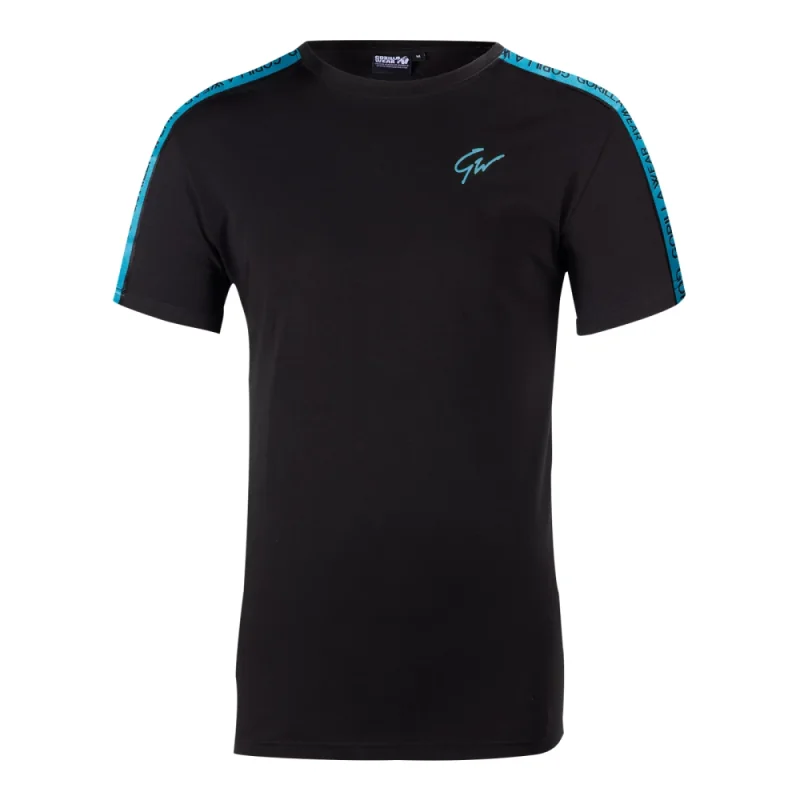 T-Shirt Chester (Noir et Bleu) - Gorilla Wear T-Shirt Chester (Noir et Bleu) - Gorilla Wear