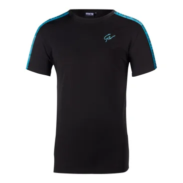 T-Shirt Chester (Noir et Bleu) - Gorilla Wear