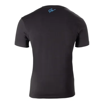 T-Shirt Chester (Noir et Bleu) - Gorilla Wear