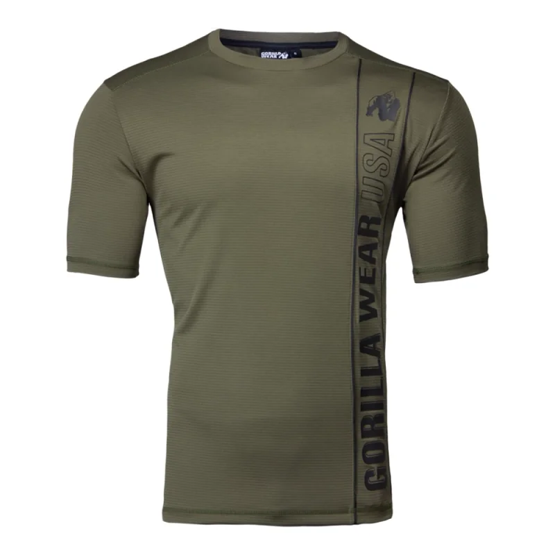 T-Shirt Branson (Army Green/Black) - Gorilla Wear