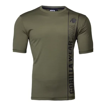 T-Shirt Branson  (Army Green/Black) de Gorilla Wear pas cher
