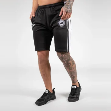 Stratford Track Shorts (Black) de Gorilla Wear pas cher