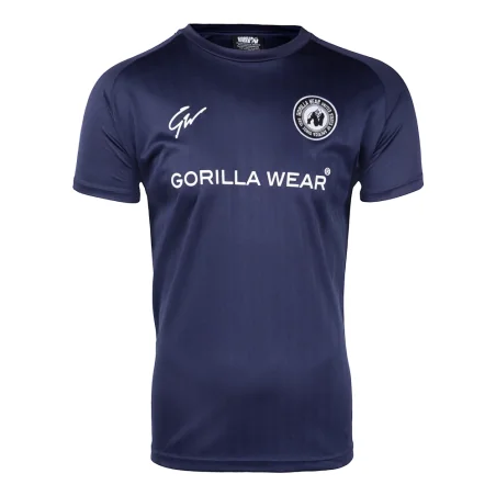 Stratford T-Shirt (Navy) de Gorilla Wear pas cher - Nutriwellness