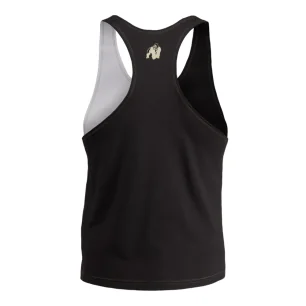 Sterling Stringer Tank Top (Black/Grey) - Gorilla Wear