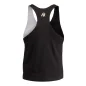 Sterling Stringer Tank Top (Black/Grey) - Gorilla Wear
