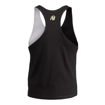 Sterling Stringer Tank Top (Black/Grey) de Gorilla Wear pas cher