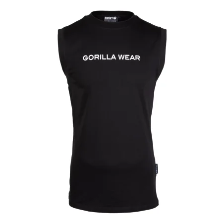 Sorrento Sleeveless T-Shirt (Black) de Gorilla Wear pas cher