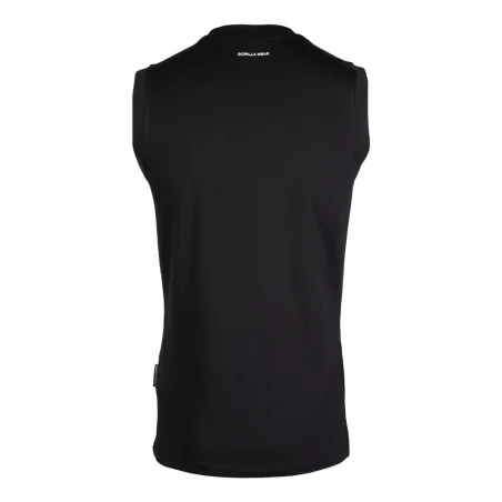Sorrento Sleeveless T-Shirt (Black) - Gorilla Wear