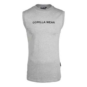 Sorrento Sleeveless T-Shirt (Gray) de Gorilla Wear pas cher