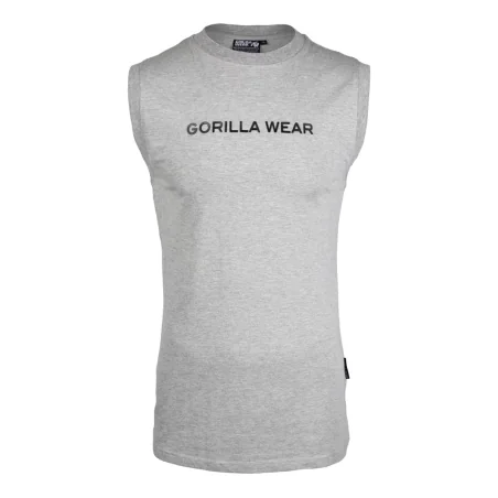 Sorrento Sleeveless T-Shirt (Gray) de Gorilla Wear pas cher