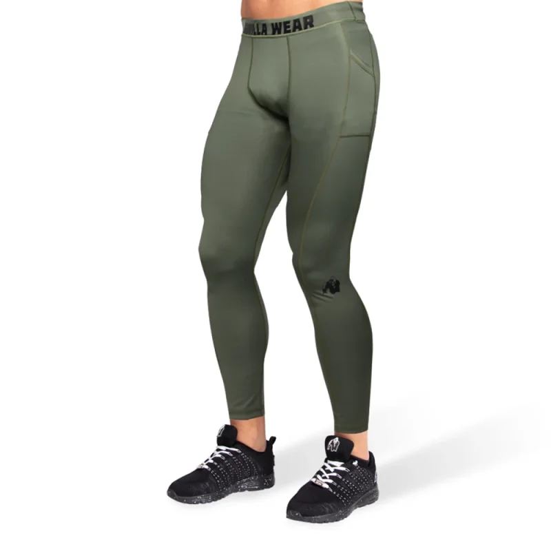 Smart Tights (Army Green) - Gorilla Wear