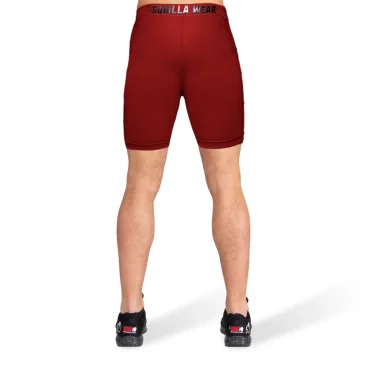 Smart Tights (Burgundy Red) de Gorilla Wear pas cher - Nutriwellness