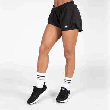 Salina 2-in-1 Shorts (Black) de Gorilla Wear pas cher - Nutriwellness