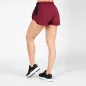 Salina 2-in-1 Shorts (Burgundy Red) - Gorilla Wear Salina 2-in-1 Shorts (Burgundy Red) - Gorilla Wear
