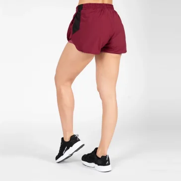 Salina 2-in-1 Shorts (Burgundy Red) de Gorilla Wear pas cher - Nutriwellness