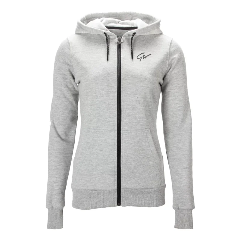 Pixley Zipped Hoodie (Gray) - Gorilla Wear