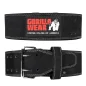 4 Inch Leather Lifting Belt (Black) - Gorilla Wear