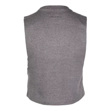 Addison Drop Armhole Tank (Gray) Gorilla Wear pas cher - Nutriwellness