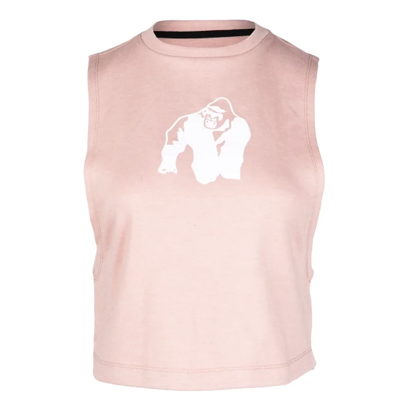 Addison Drop Armhole Tank (Rose) - Gorilla Wear