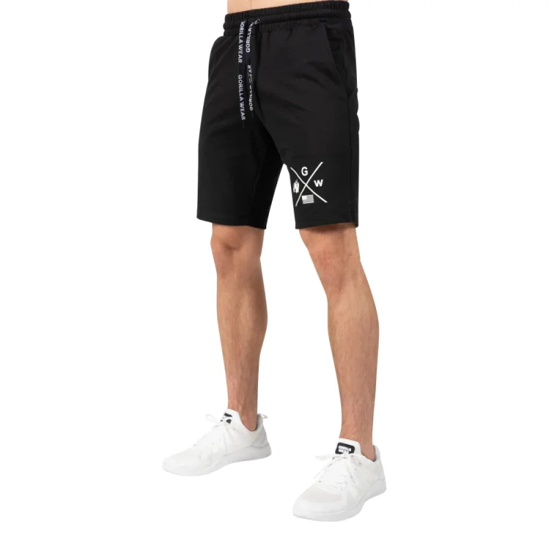 Cisco Shorts (Black/White) - Gorilla Wear