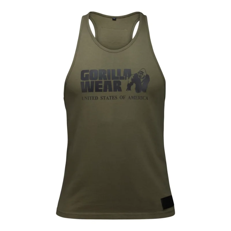 Classic Tank Top (Army Green) - Gorilla Wear