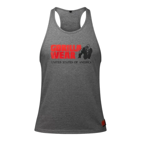 Classic Tank Top (Gray) de Gorilla Wear pas cher - Nutriwellness