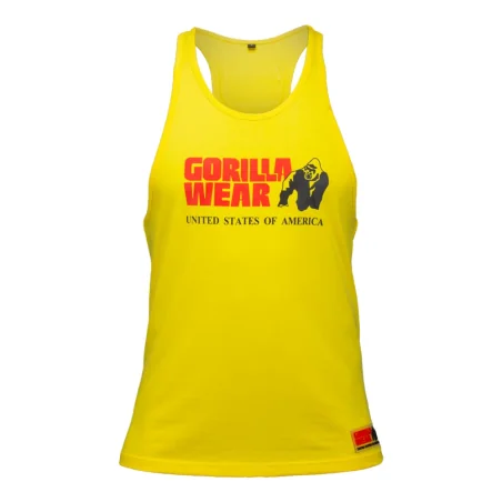 Classic Tank Top (Yellow) de Gorilla Wear pas cher - Nutriwellness
