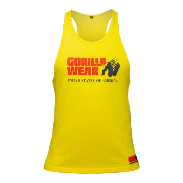 Classic Tank Top (Yellow) de Gorilla Wear pas cher - Nutriwellness
