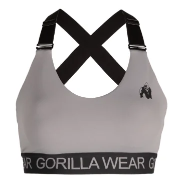 Colby Sports Bra (Gray) de Gorilla Wear pas cher - Nutriwellness