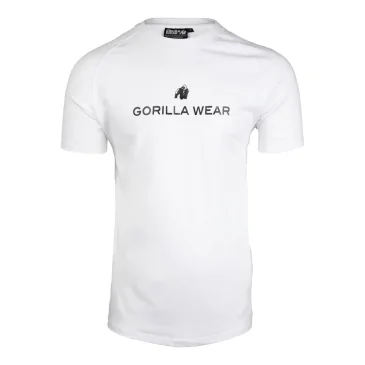 Davis T-Shirt (White) de Gorilla Wear pas cher - Nutriwellness