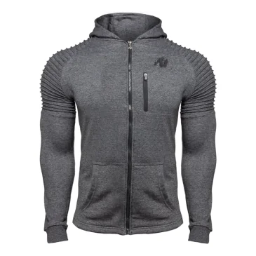 Delta Hoodie Gray de Gorilla Wear pas cher - Nutriwellness