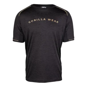 Fremont T-Shirt (Black/Gold) de Gorilla Wear pas cher - Nutriwellness
