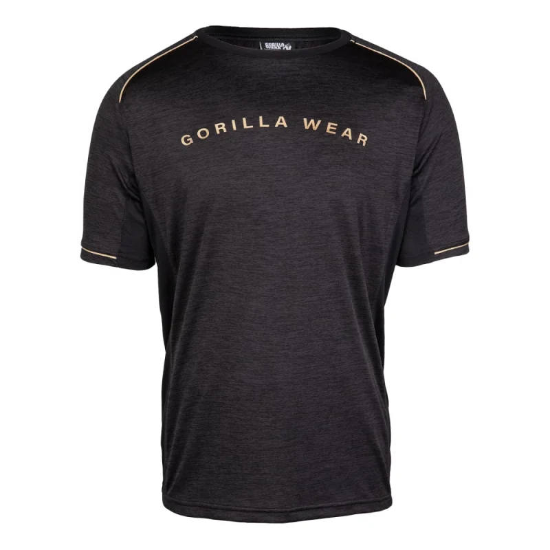 Fremont T-Shirt (Black/Gold) - Gorilla Wear