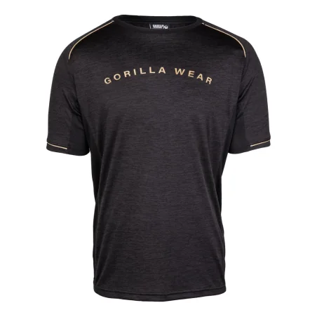 Fremont T-Shirt (Black/Gold) de Gorilla Wear pas cher - Nutriwellness
