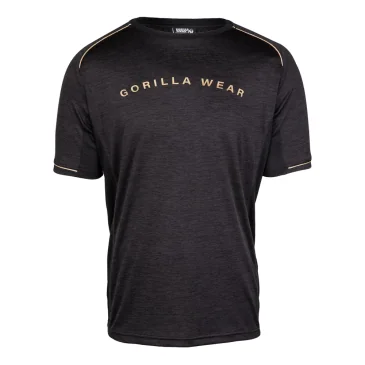 Fremont T-Shirt (Black/Gold) de Gorilla Wear pas cher - Nutriwellness