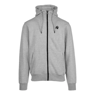 Kennewick Zipped Hoodie (Gray) Gorilla Wear pas cher - Nutriwellness