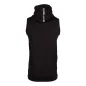Lincoln Sleeveless Hoodie (Black) - Gorilla Wear