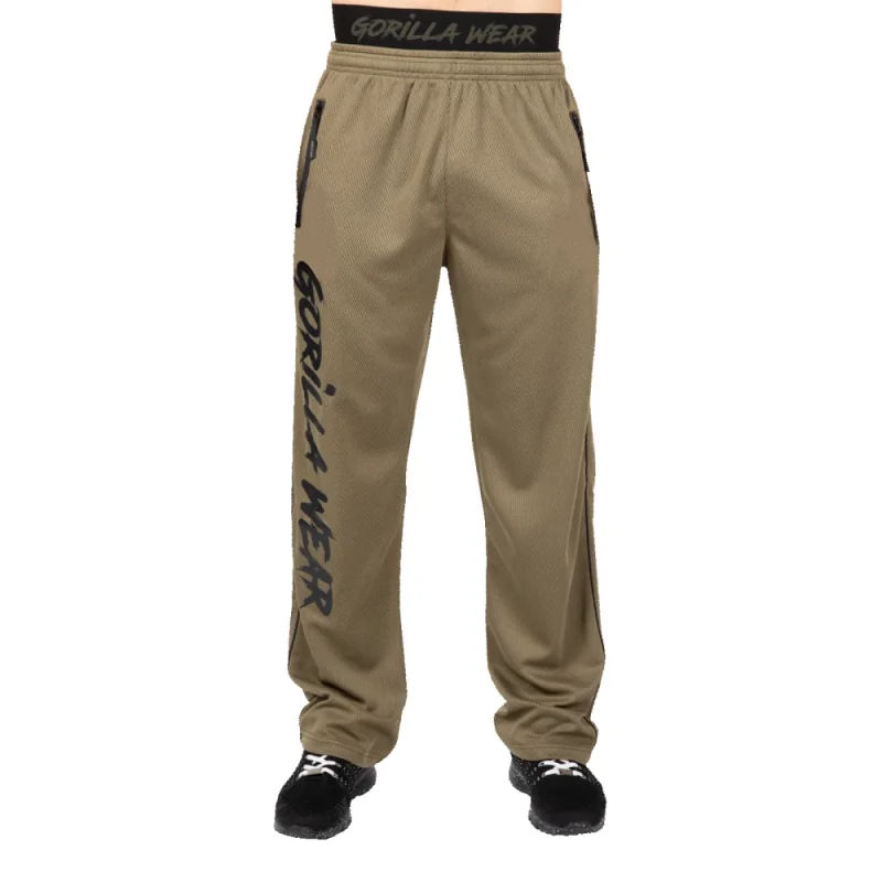 Mercury Mesh Pants (Army Green/Black) - Gorilla Wear
