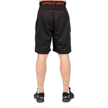 Mercury Mesh Shorts (Black/Red) de Gorilla Wear pas cher