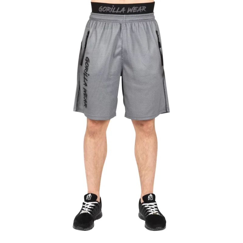 Mercury Mesh Shorts (Grey/Black) - Gorilla Wear