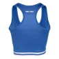 Mesa Zip Front Crop Top (Bleu) - Gorilla Wear